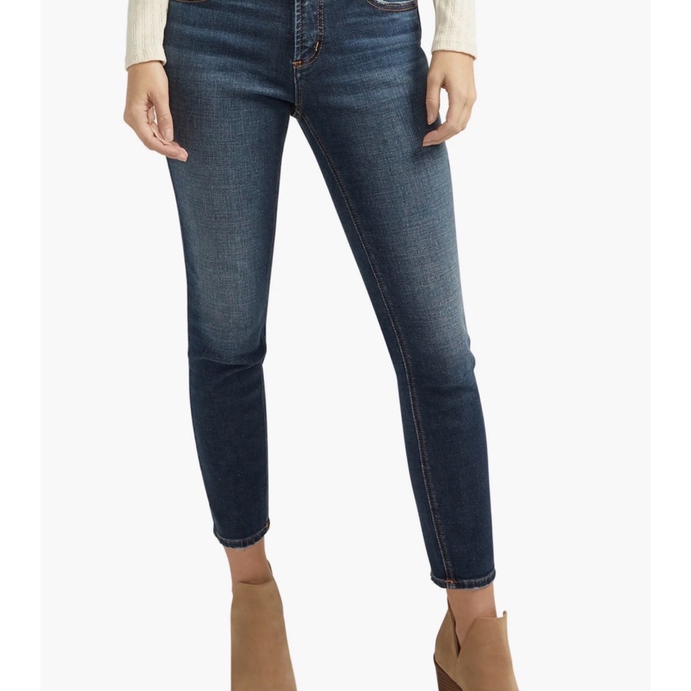 Silver Jeans Co. Elyse Women’s Dark Blue Denim 10
